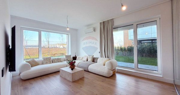 Apartament 3 camere cu Gradina | 207mp | Mobilat | Parcar...