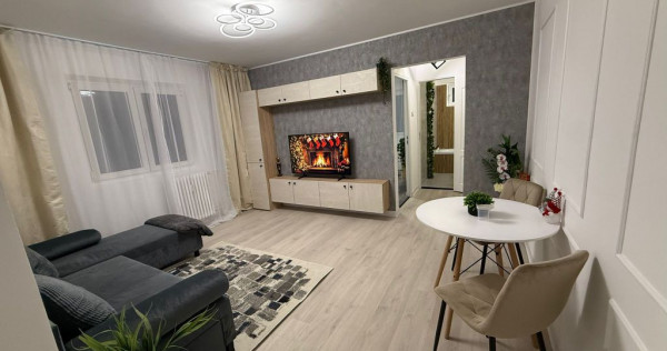 Apartament 2 camere semi-decomandat Renovat total