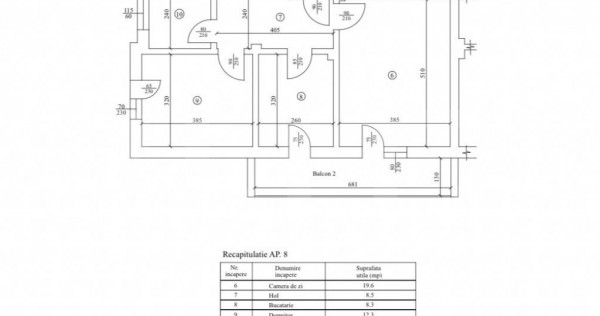 Apartament 2 camere, decomandat, 62 mp, cartier Veteranilor,