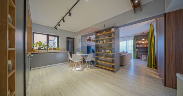 Vilă modernă, cu garaj, panouri și pompă de căldură...