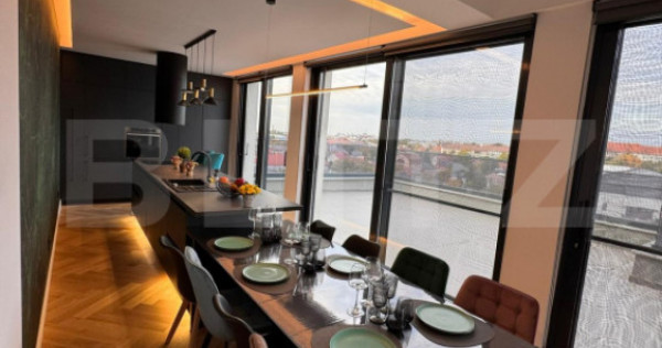 Penthouse de LUX, 113 mp utili + 73 mp terasa zona centrala