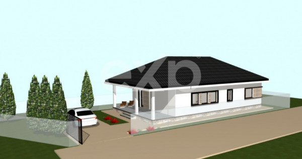 Casă parter 4 camere, la cheie, teren 400 mp, zonă central
