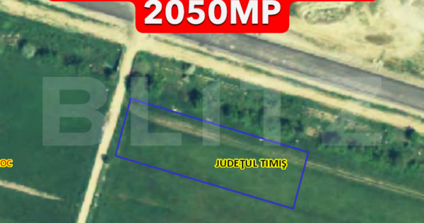 Teren industrial extravilan, 2.050mp, Giroc - Centură