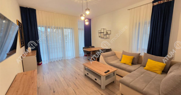 Apartament cu 3 camere decoamndate curte si terasa in zona S