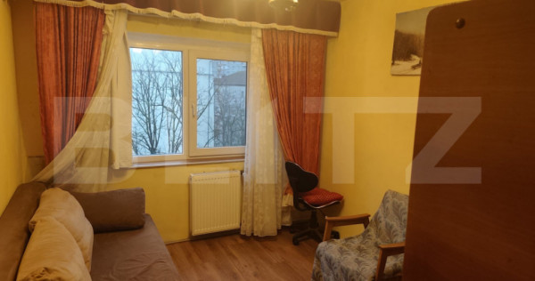 Apartament cu 3 camere, 2 bai, 2 balcoane, renovabil, 67 mp,