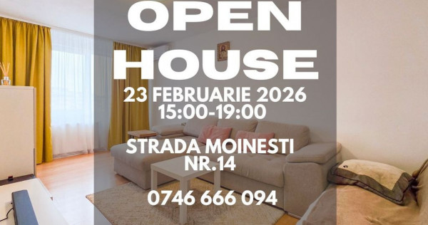 Apartament 3 camere decomandat, 2 băi, Strada Moinești 14