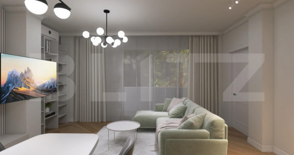 Apartament nou modern, 2 camere, centrala pe gaz si panouri