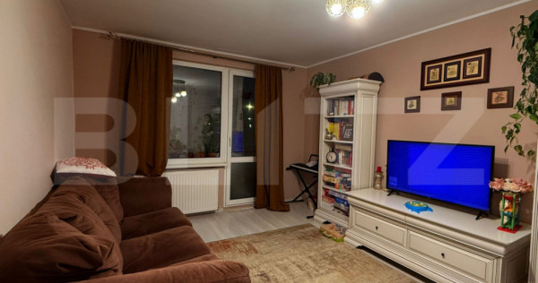 Apartament cu 2 camere, decomandat, etaj 1, 54 mp, zona Crai