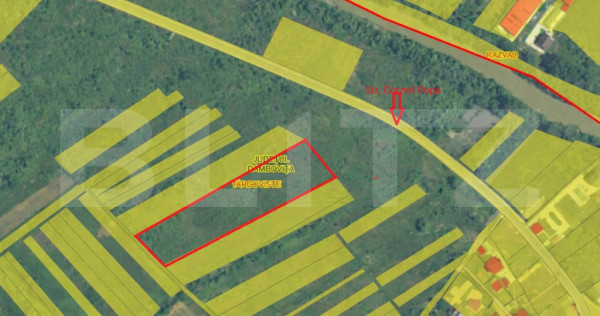 Teren intravilan, 3000 mp, zona Nord-Est