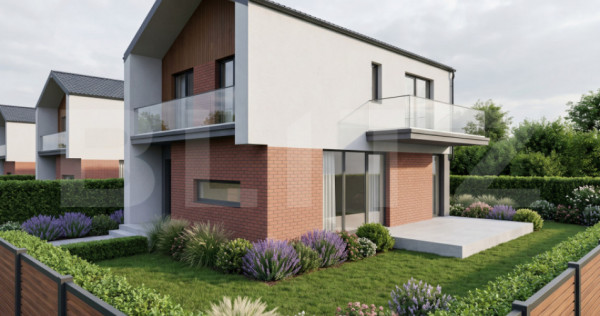 Casa noua cu design modern | 90 mp utili | Gradina 680 mp