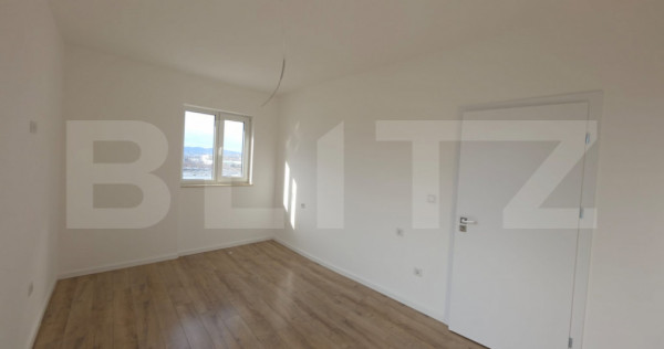 Apartament 3 camere, 56 mp, 2 balcoane (11 mp + 6,35 mp), fi