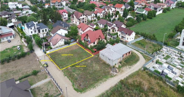 Teren Sos Vrancei, Obor,539 mp, deschidere 22 ml