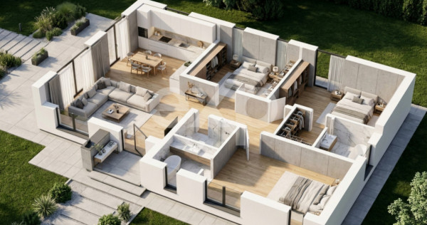 Casa individuala 4 camere langa PADUREA Trivale | Teren 540