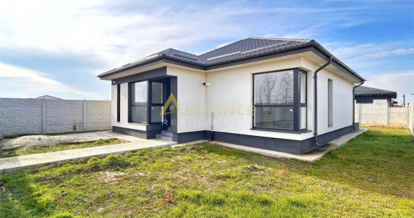 De casa pe parter - 3 camere, 2 bai, teren 376 mp