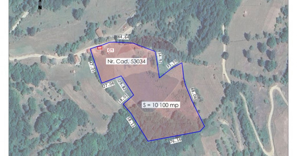 De v&acirc;nzare teren intravilan 10,100 mp, cu anexă, Munteni