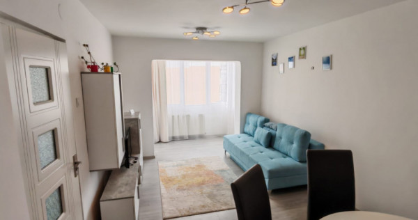 Apartament cu 2 camere, suprafata de 50 mp, mobilat si utila
