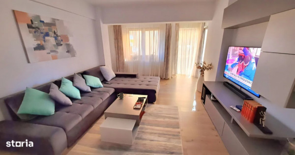 Apartament cu 2 camere, suprafata de 67mp mobilat si utilat