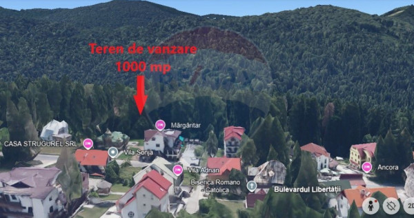 Teren Predeal zona Cioplea, 1000mp