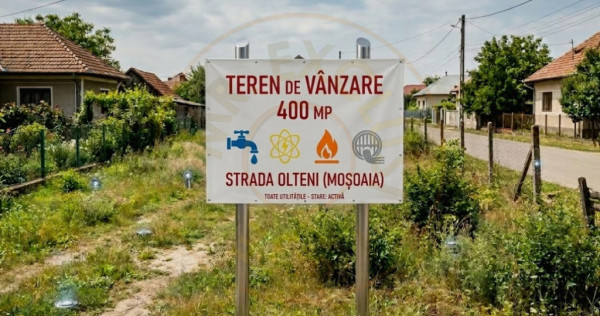 Parcele de 400 mp intravilan str. Olteni, Mosoaia, Arges