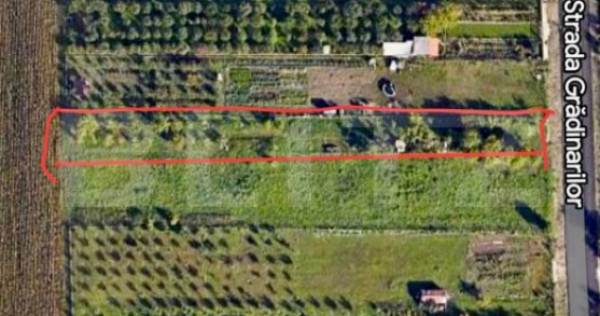 Teren extravilan &icirc;ntre case, 1288 mp, zona Str .Careiului