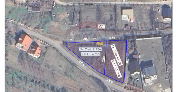 Teren intravilan de v&acirc;nzare, 1107 mp &ndash;Paleu, județul ...