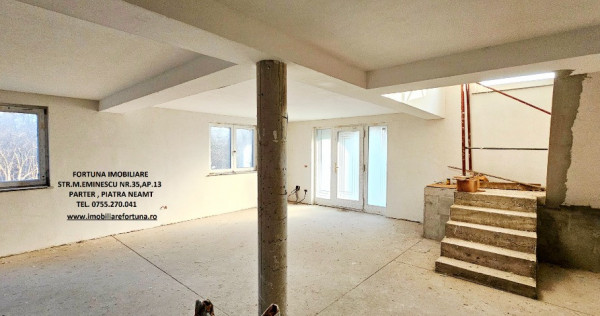 Casa nefinalizata si 2000 mp teren, la 10 km de oras