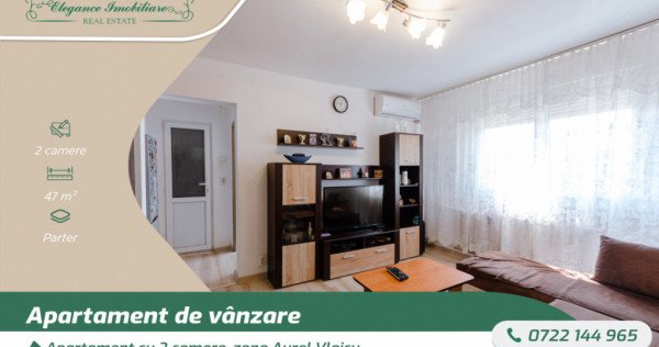 Apartament cu 2 camere, zona Aurel Vlaicu, Arad