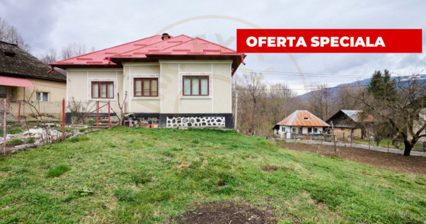 Casa la munte cu teren generos in Com. Nucsoara, loc. Slat