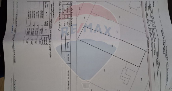 Teren 1,439mp Santaul Mare / Strada principala