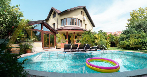 {766 MP TEREN} Vila cu 7 camere | LUX - Piscina