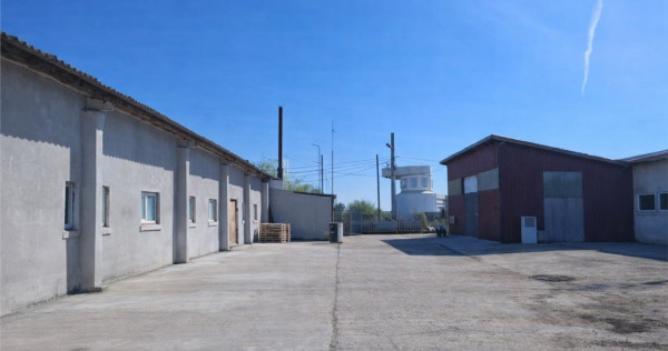 Hala industriala versatila,spatii cazare, platforma betonata