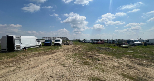 Teren 12.600 mp cu hală nouă 600 mp, oportunitate investi?