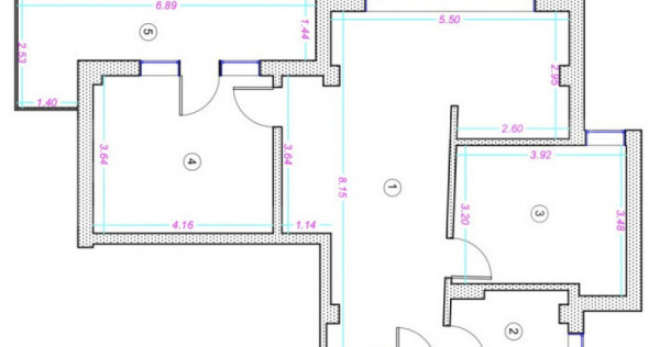 Apartament 3 camere, 65mp, finisat, zona Donath
