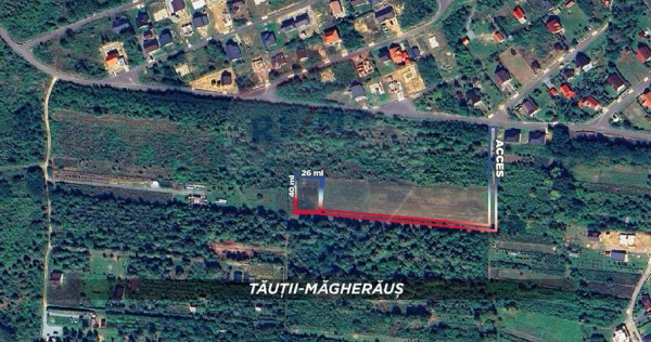 Tautii-Magheraus - TEREN DE VANZARE