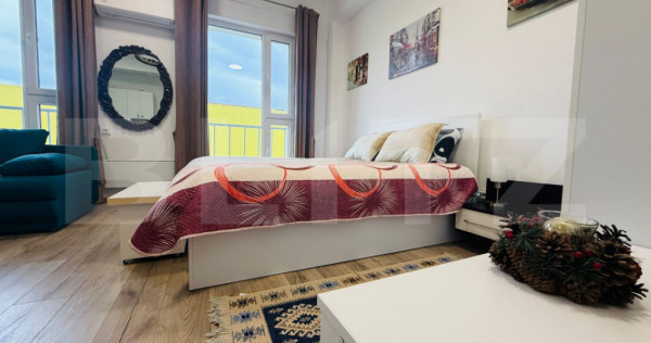 Garsonieră modernă, complet mobilată și utilată, 31 mp