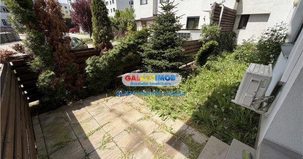 Apartament 3 camere mobilat parter gradina Baneasa Greenfie