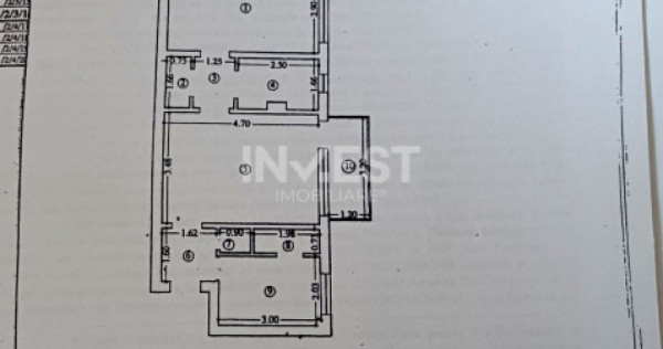 Apartament 2 camere-50mp-etaj 2-Podu Ros-Palas