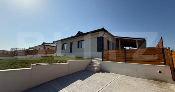 Casă Unifamilială Nouă, 118 mp, Curte 500 mp, Corușu