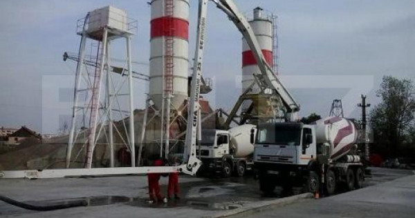 Stație de betoane completa, gata de lucru, oportunitate r