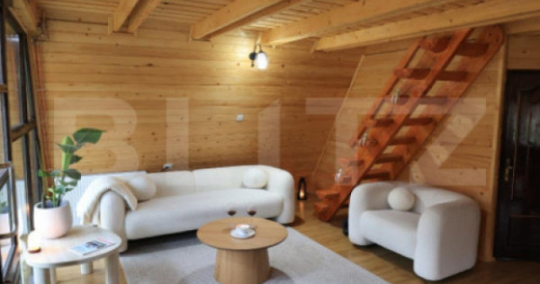 Cabană A-frame &icirc;n Vama, 110 mp, 1800 mp teren