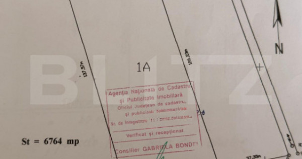 Teren partial intravilan si extravilan, 6764 mp Leamna de Su