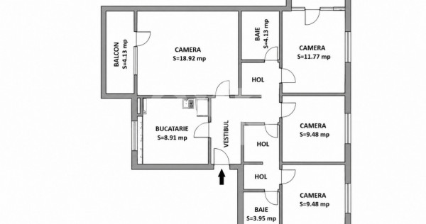 Apartament 4 camere | 80 mp | Decomandat | Dambul Rotund