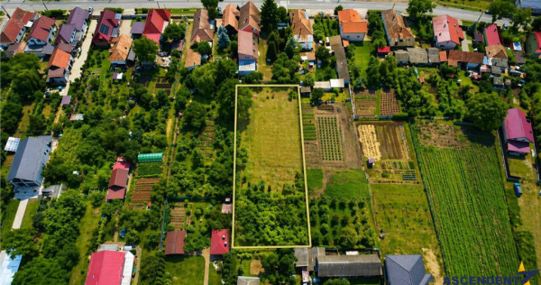 1.409 mp teren intravilan,livada, utilitati, locatie premium
