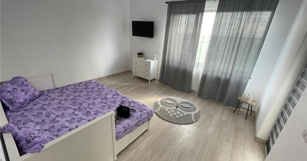 Gars etaj 1, mobilata, parcare, bloc nou
