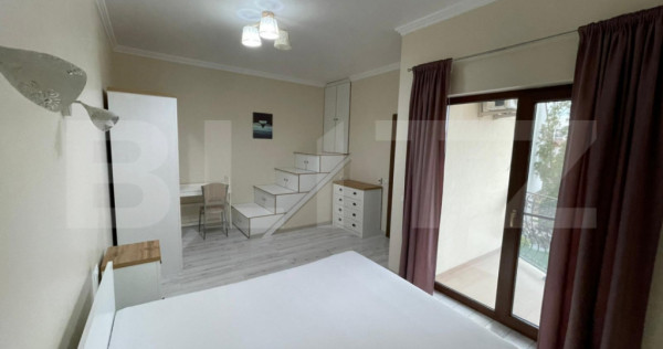 Apartament 3 camere, 65 mp, scară interioară și curte - C