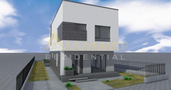 Casa individuala P 1E || 4 camere 3 bai dressing || teren