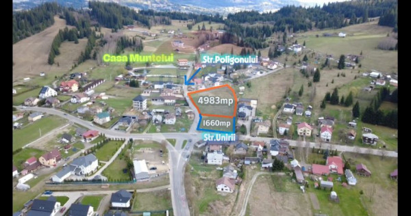 Teren Vatra Dornei / Strada Unirii, suprafața de 1660m.p.