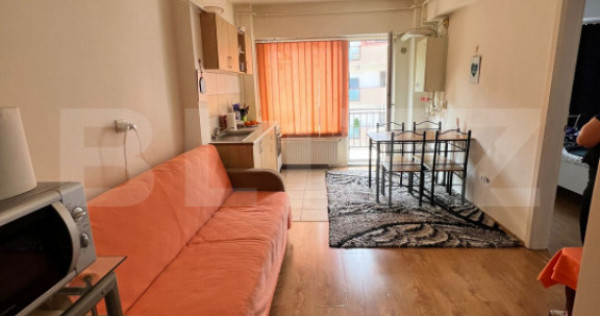 Apartament 1 camera, 37 mp, zona Manastur
