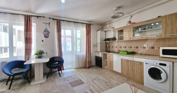 Apartament 2 camere, 46 mp, mobilat și utilat, parcare, zon