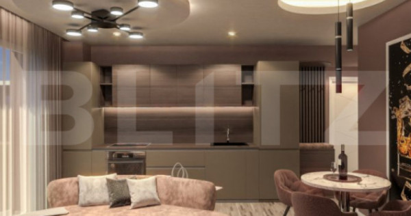Apartament cu 3 camere, semifinisat, 48.45 mp, zona Primarie